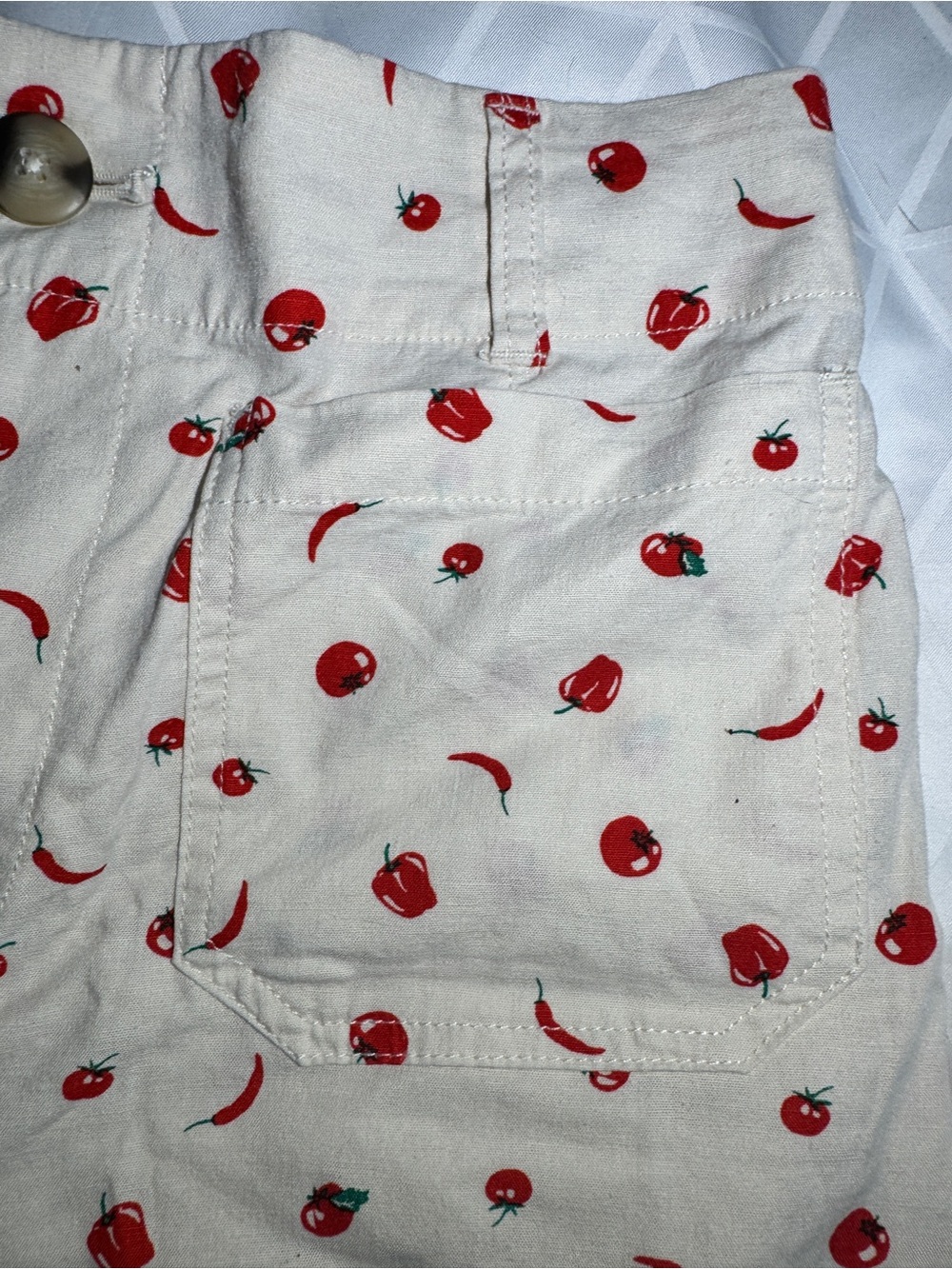 Maeve Chilli Pepper Linen Wide Leg Pants EUC size 28 anthropology - Picture 4 of 10